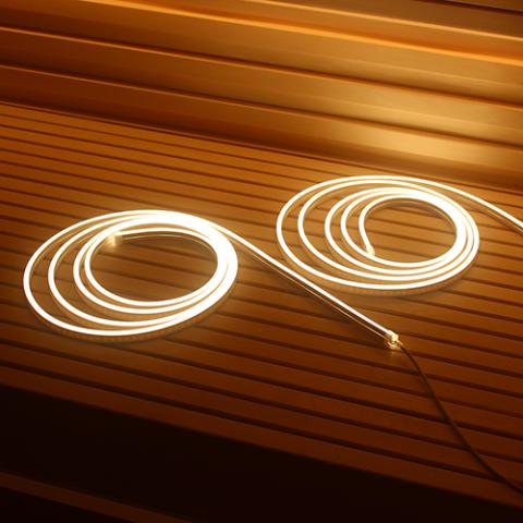 Prosaunas Universal Sauna Light Kit with Two 10-Ft Flexible LED Strips