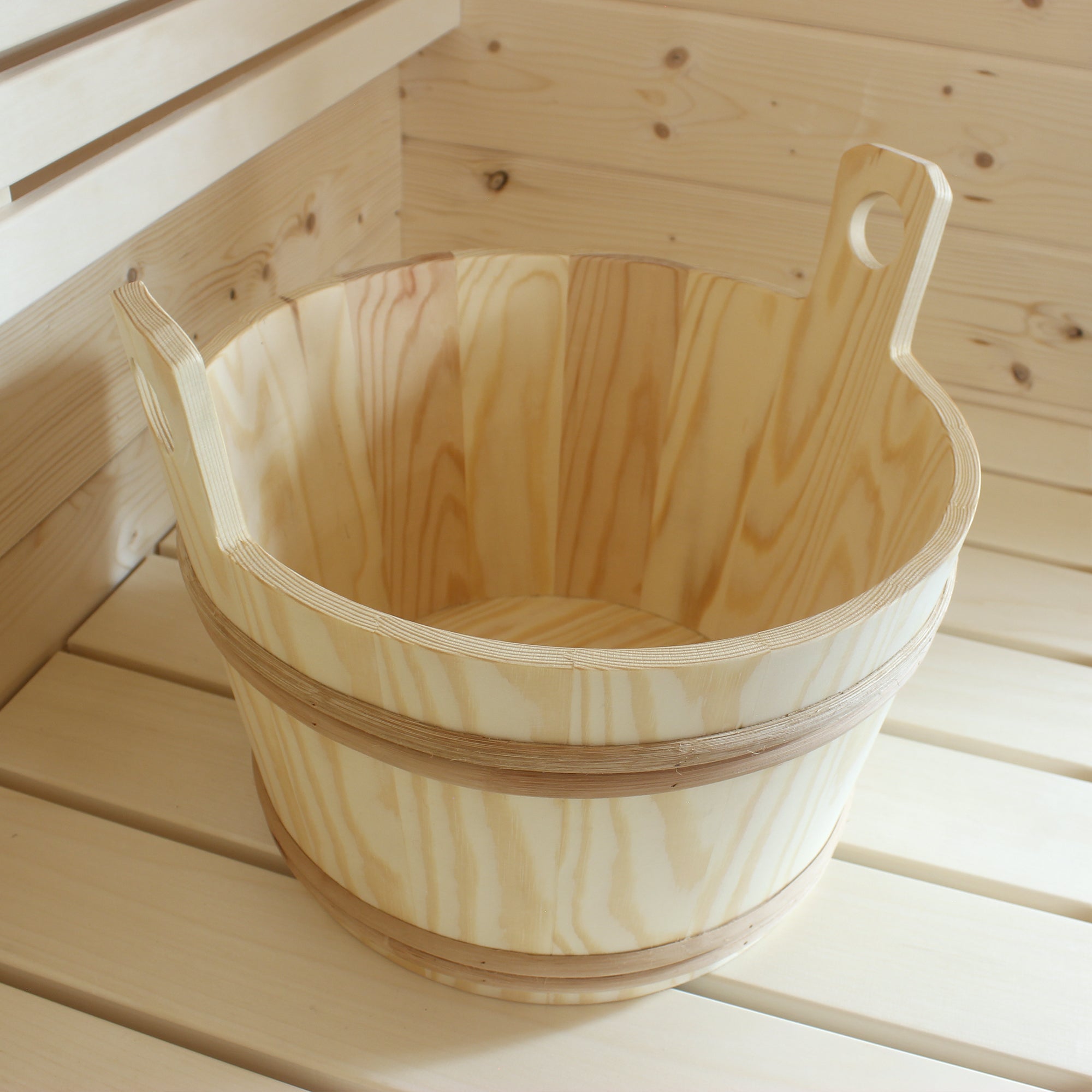 127686 ProSaunas Spruce Wood sauna-bucket 12L