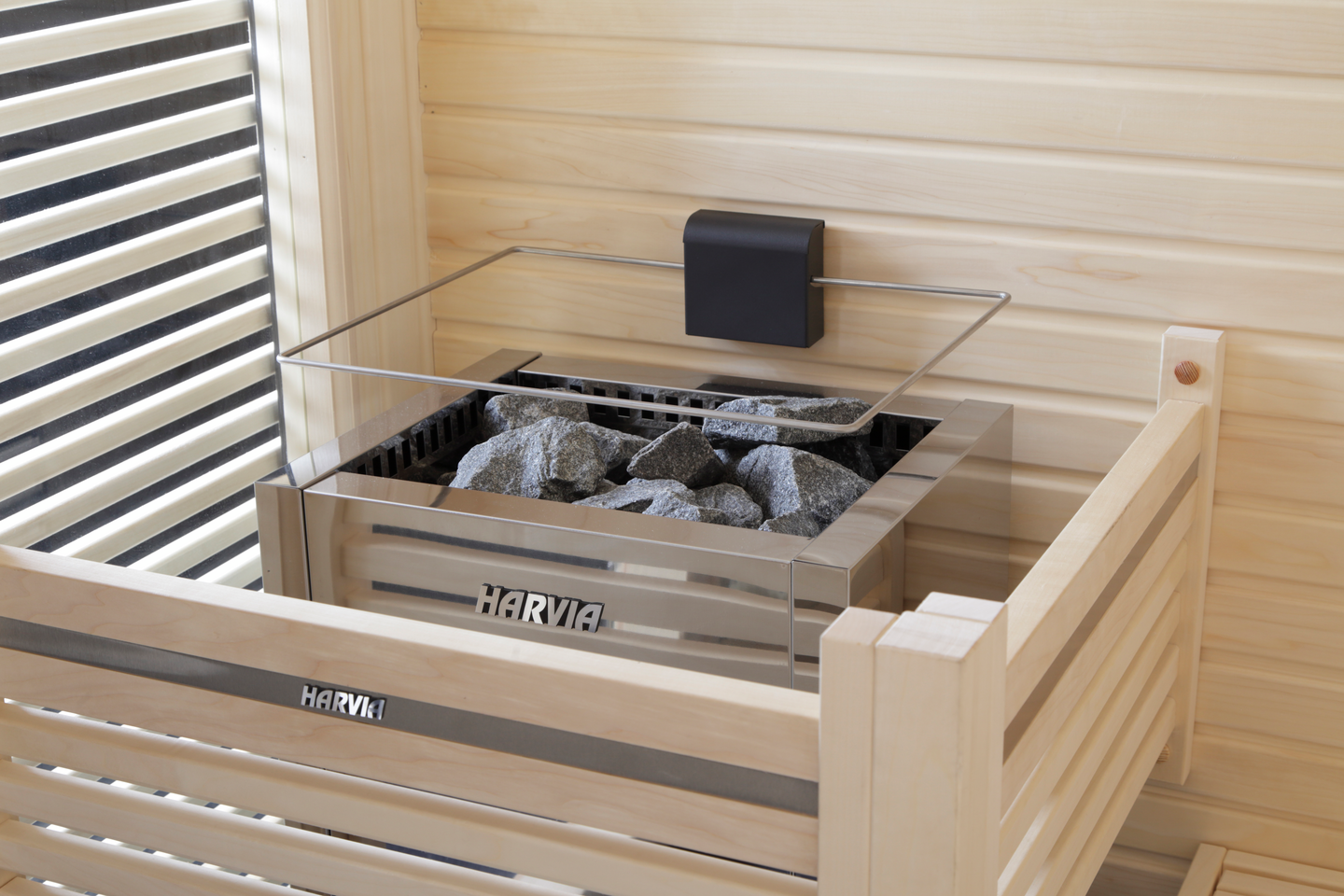 Harvia SFE-500500 Black, 500x500mm (19.6x19.6")