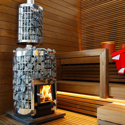 Chimney Cover for Harvia Cilindro Stove in Sauna