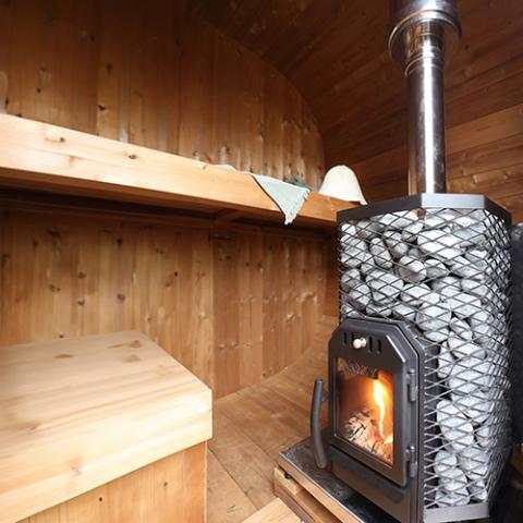 Cozy Heat wood-burning sauna stove handmade in Estonia