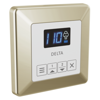 Delta Steamscape Square Control Lumicoat Polished Nickel
