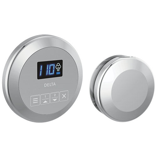 Delta Round Steam Control Lumicoat Chrome