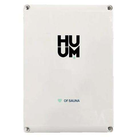 HUUM UKU Extension Box for sauna heaters over 12kW wall-mounted light grey unit