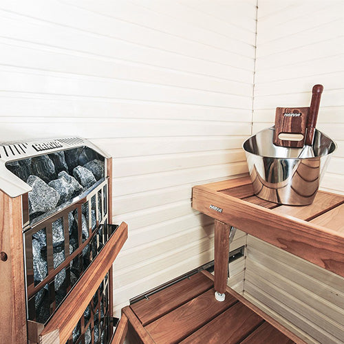 Harvia Accessory Set in sauna room