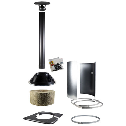 Harvia Chimney Symmetric Accessory Kit Black