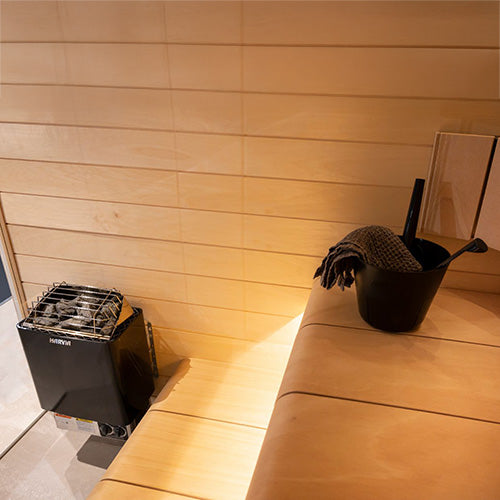 Harvia KIP80B KIP Series, 8kW Sauna Heater, Built-in Controls