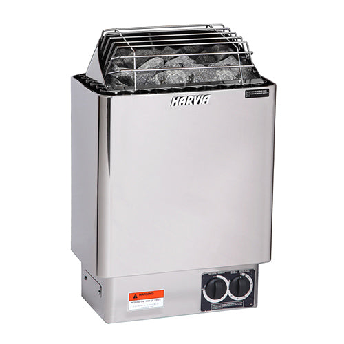 Harvia KIP80B sauna heater with stones