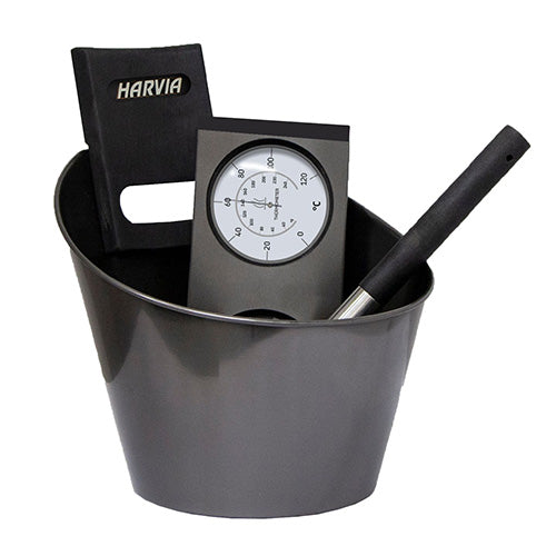 Harvia SA006 Sauna Accessory Set Black