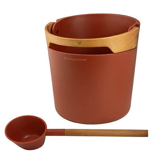 Harvia Helmi Sauna Bucket & Ladle Set