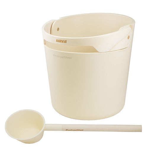 Harvia Helmi Sauna Bucket & Ladle Set