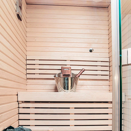 Harvia Sauna Accessory Set Bucket Handle Wood