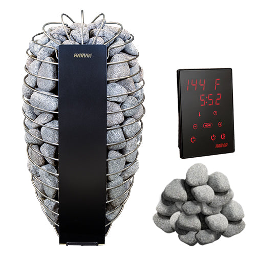 Harvia 8kW sauna heater with controls