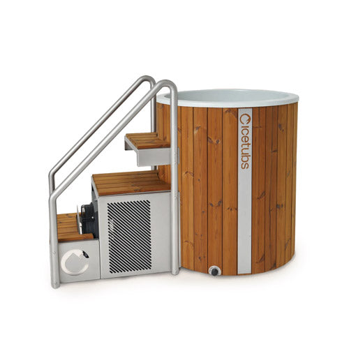 Icetubs IceBarrel XL cold plunge front view open