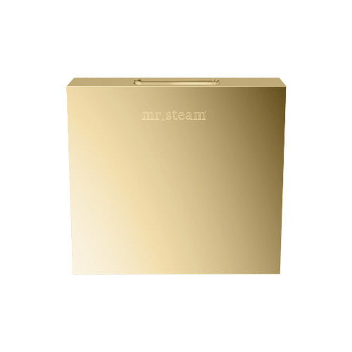 Mr Steam Square Aroma Steam Head Polished Brass