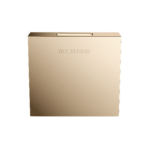 Mr. Steam Square Aroma SteamHead Polished Gold