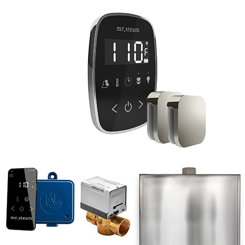 Mr.Steam ButlerFlex Max Steam Shower Control Package with TempoFlex Control and Aroma Steamheads