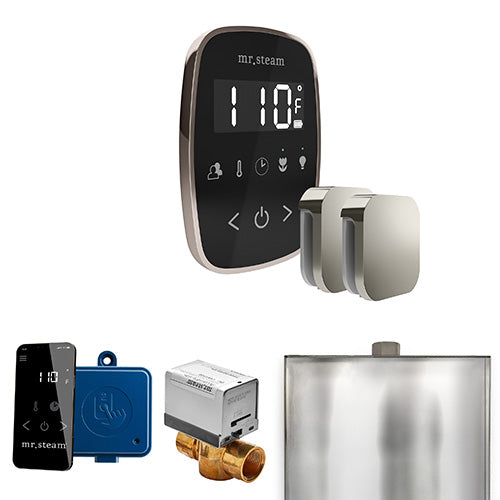 Mr.Steam ButlerFlex Max Steam Shower Control Package with TempoFlex Control and Aroma Steamheads