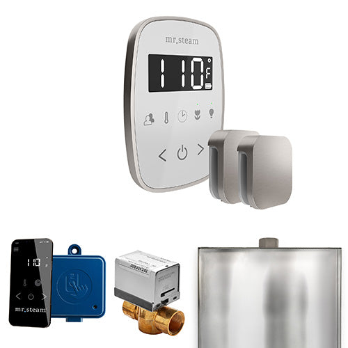 Mr.Steam ButlerFlex Max Steam Shower Control Package with TempoFlex Control and Aroma Steamheads