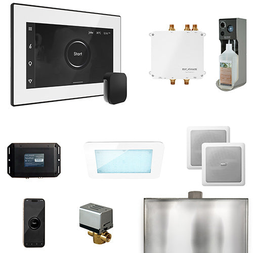 Mr.Steam Bliss Steam Shower Control Package with iSteamX Control and Steamhead