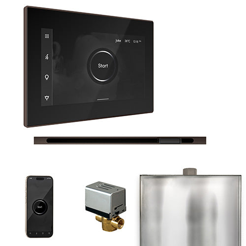 Mr.Steam XButler Steam Shower Control Package with iSteamX Control and Linear SteamHead
