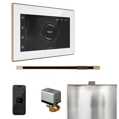 Mr.Steam XButler Steam Shower Control Package with iSteamX Control and Linear SteamHead