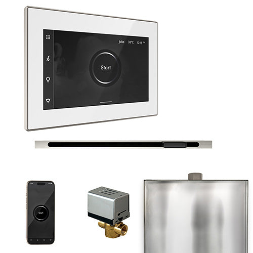 Mr.Steam XButler Steam Shower Control Package with iSteamX Control and Linear SteamHead