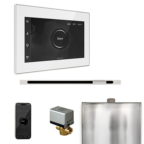 Mr.Steam XButler Steam Shower Control Package with iSteamX Control and Linear SteamHead