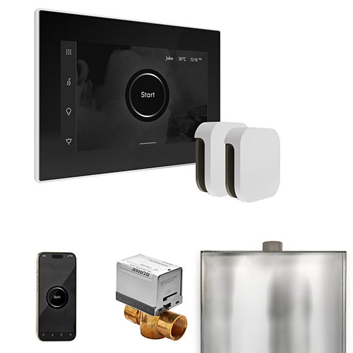 Mr.Steam XButler Max Steam Shower Control Package with iSteamX Control and 2 Aroma Steamhead