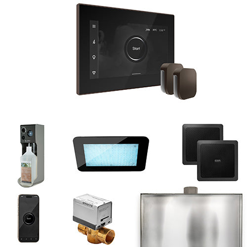 Mr.Steam XDream Max Steam Shower Control Package with iSteamX Control and Two Aroma SteamHeads