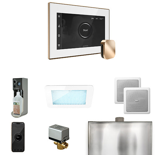 Mr.Steam XDream Steam Shower Control Package with iSteamX Control and Aroma SteamHead
