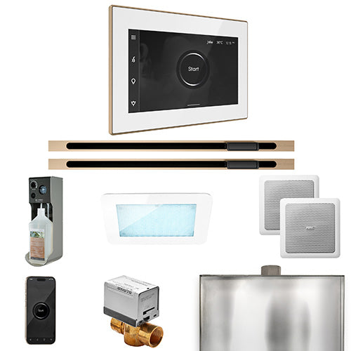 Mr.Steam XDream Linear Steam Shower Control Package with iSteamX Control and Linear Steamhead
