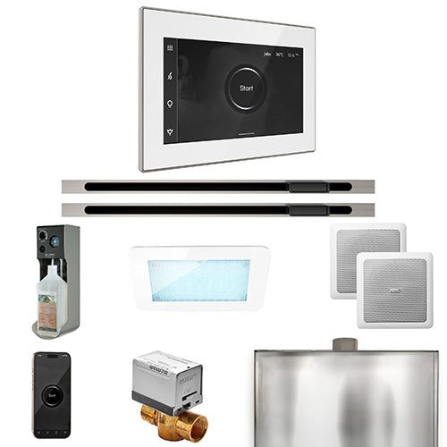 Mr.Steam XDream Linear Steam Shower Control Package with iSteamX Control and Linear Steamhead