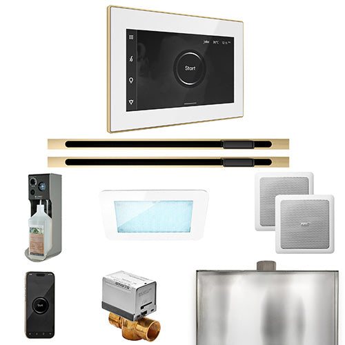 Mr.Steam XDream Linear Steam Shower Control Package with iSteamX Control and Linear Steamhead