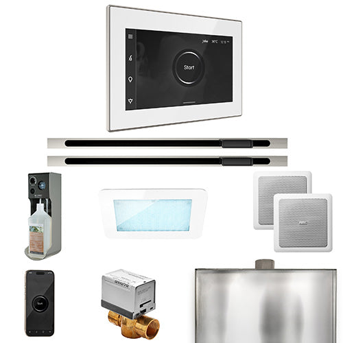 Mr.Steam XDream Linear Steam Shower Control Package with iSteamX Control and Linear Steamhead