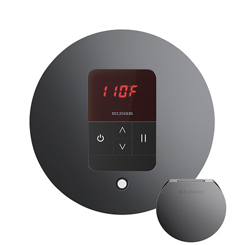 Mr.Steam iTempo Round Steam Shower Control and Steamhead