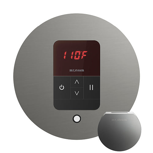 Mr.Steam iTempo Round Steam Shower Control and Steamhead