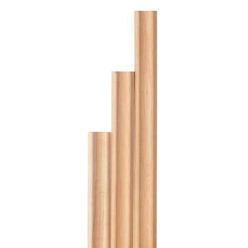 PROSAUNAS Alder 1x2 Inside Corner Trim for Smooth Finish