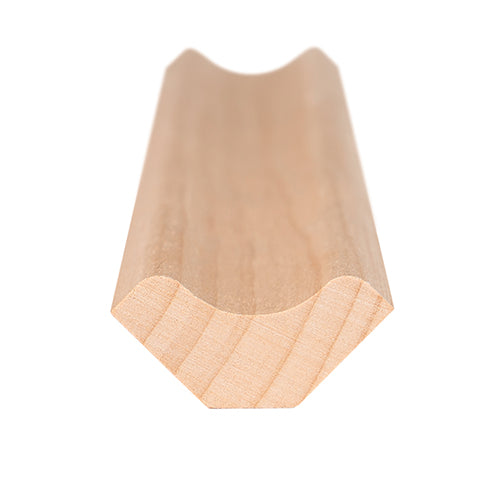 PROSAUNAS Alder 1x2 Inside Corner Trim with SI Profile