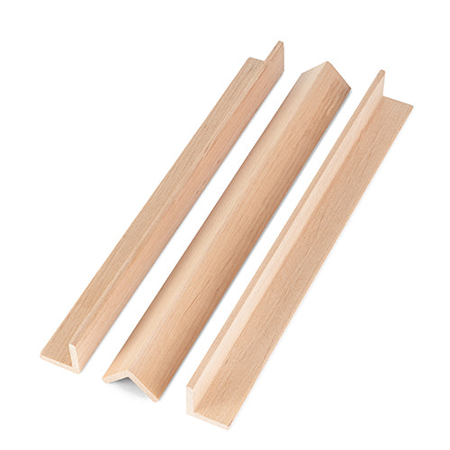PROSAUNAS Alder 2x2 VA Corner Trim Sauna Wood Moulding