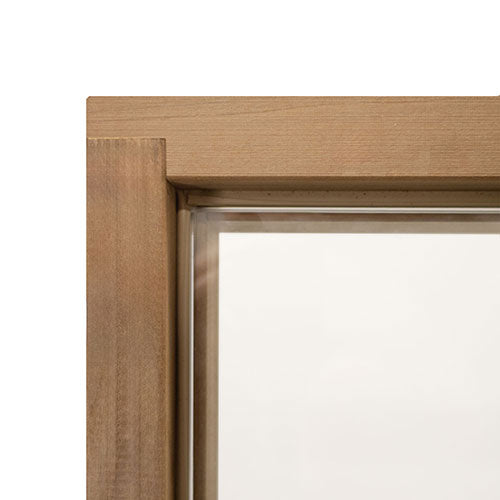 Prosaunas Clear Glass Sauna Door 24x73, Thermo-Aspen Frame