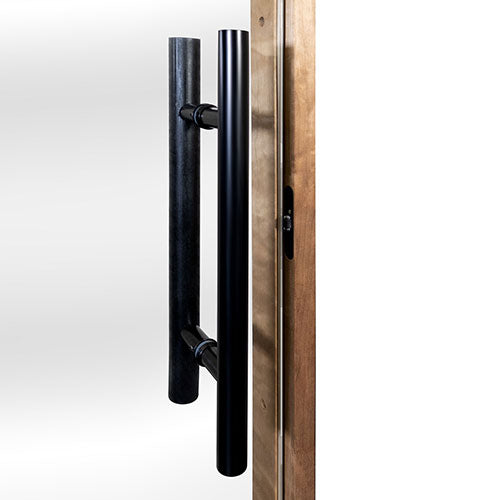 Prosaunas Clear ADA Glass Sauna Door 36x81, Thermo-Aspen