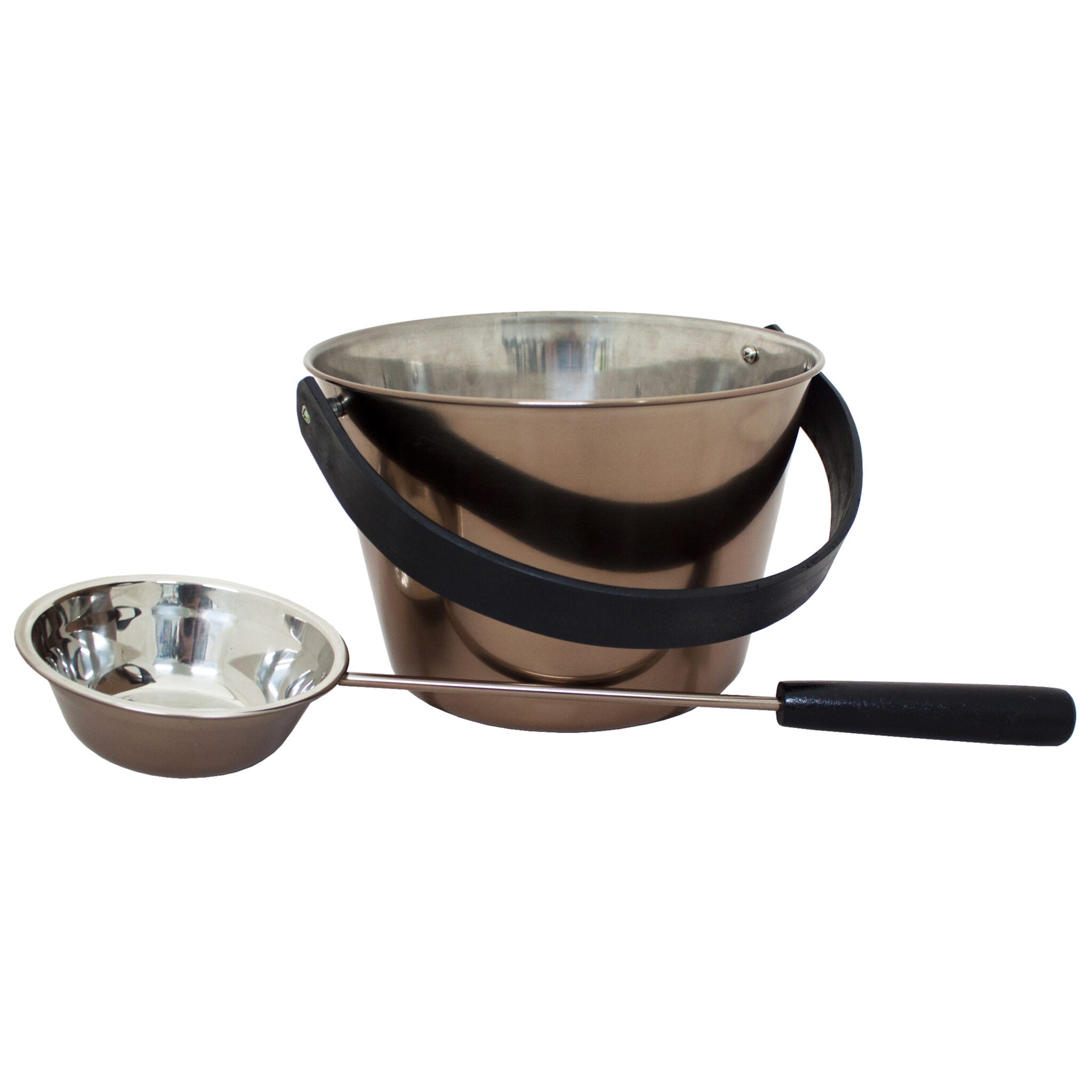 PROSAUNAS Stainless Sauna Pail with Ladle