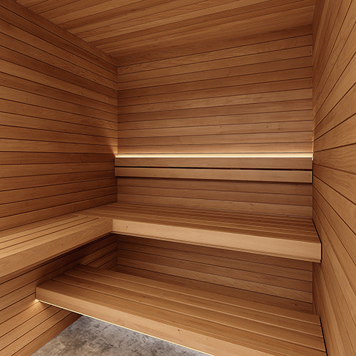 Prosaunas Thermo-Aspen 1x2 (14mm x 30mm) Inside Corner Trim SI Sauna Wood