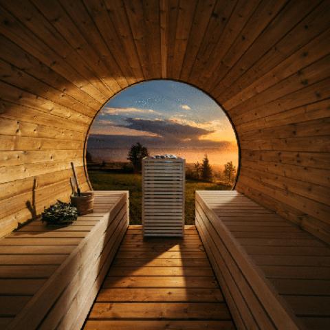Thermo-Aspen HUUM Core Heater in Sauna Room