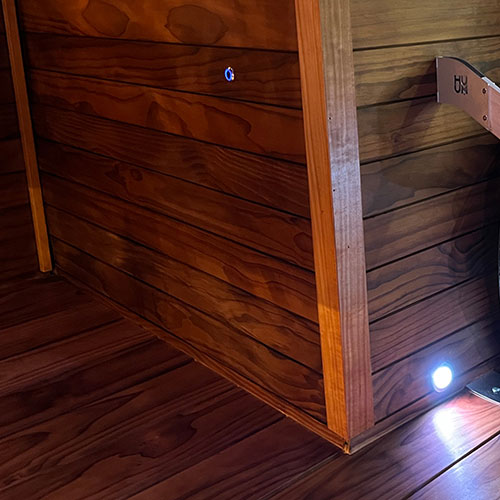 Thermo-Radiata Pine 1x1 S4SEE trim for sauna