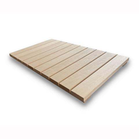 SaunaLife Full-Floor Kit made of natural European aspen wood for Model X6 sauna floor protection and comfort
