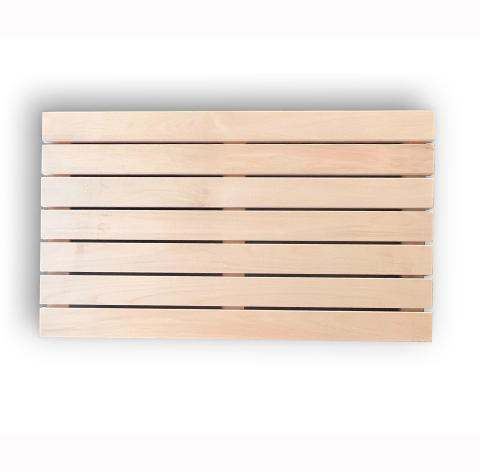 SaunaLife full-floor kit made of natural aspen wood for Model X7 sauna