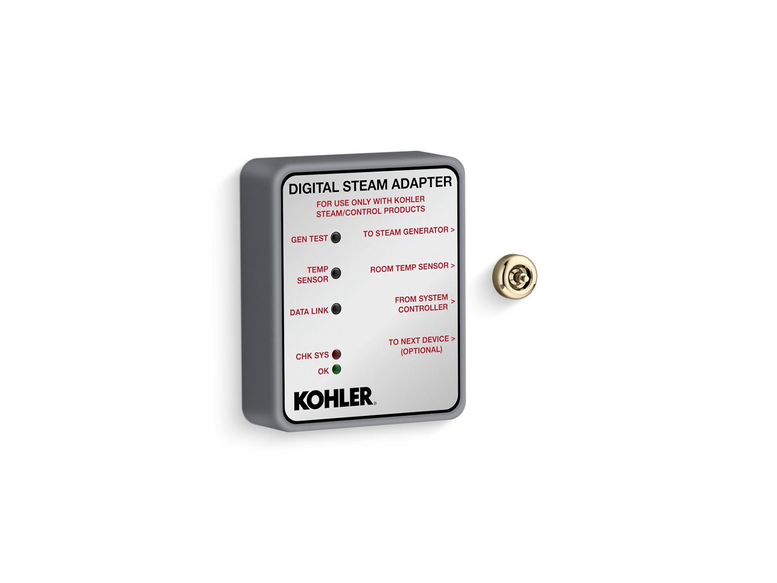 Kohler 32311 Invigoration Series Digital Steam Adapter