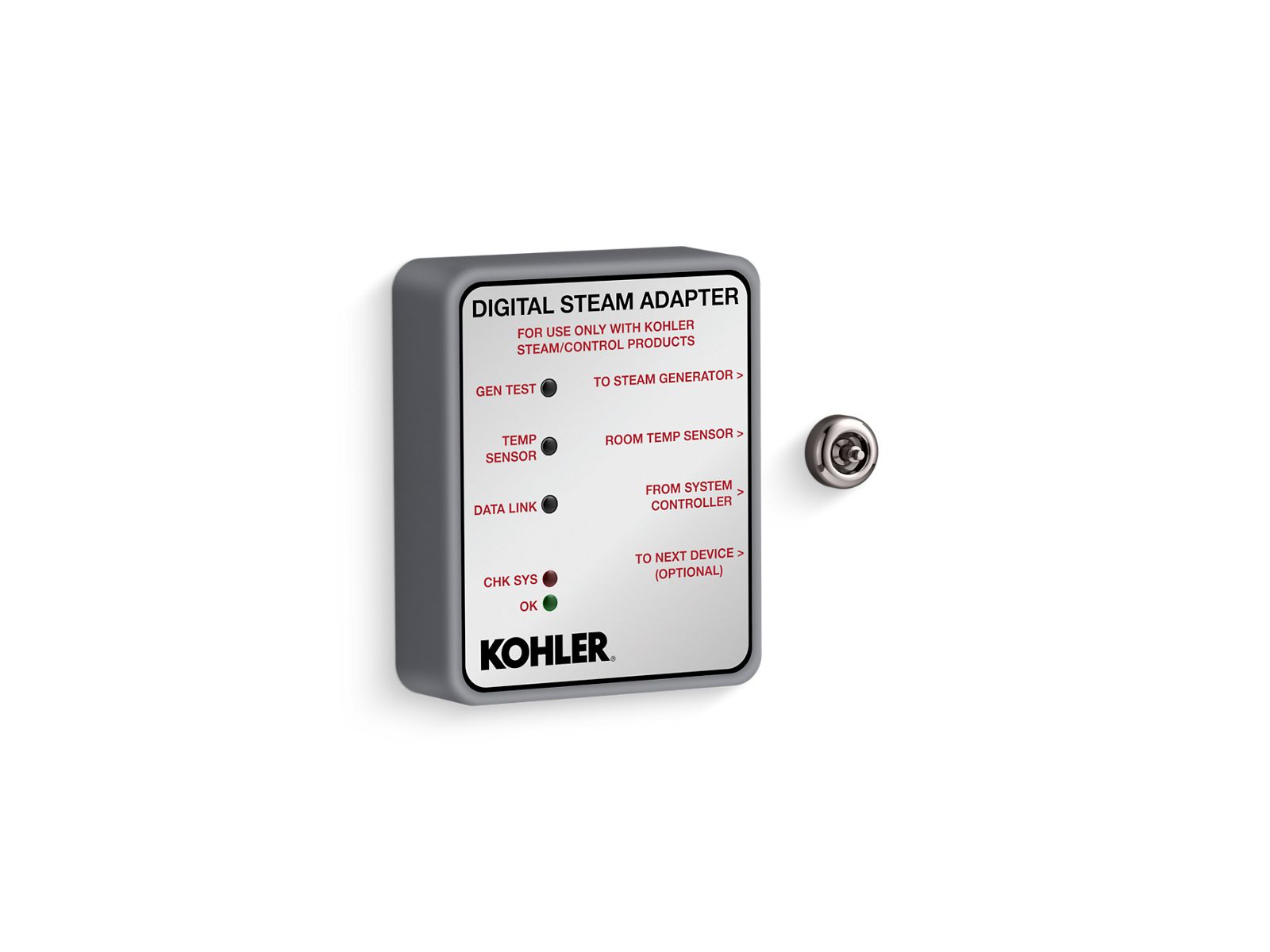 Kohler 32311 Invigoration Series Digital Steam Adapter